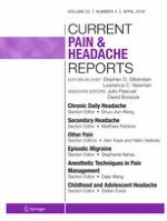 Current Pain and Headache Reports 4/2018