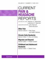 Current Pain and Headache Reports 5/2018