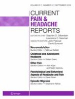 Current Pain and Headache Reports 9/2018