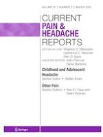 Current Pain and Headache Reports 3/2020
