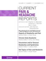 Current Pain and Headache Reports 11/2021