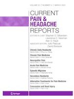 Current Pain and Headache Reports 3/2021