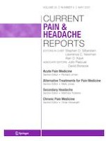 Current Pain and Headache Reports 5/2021