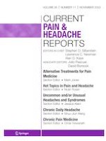 Current Pain and Headache Reports 11/2022