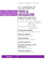 Current Pain and Headache Reports 5/2022
