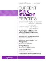 Current Pain and Headache Reports 6/2022