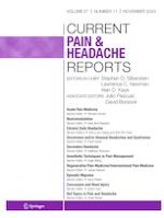Current Pain and Headache Reports 11/2023