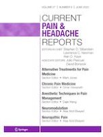 Current Pain and Headache Reports 6/2023