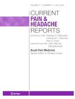 Current Pain and Headache Reports 7/2023