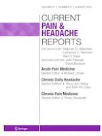 Current Pain and Headache Reports 8/2023
