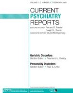 Current Psychiatry Reports 1/2009