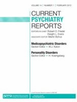 Current Psychiatry Reports 1/2012