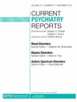 Current Psychiatry Reports 6/2012