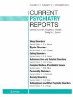 Current Psychiatry Reports 12/2013