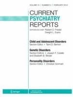 Current Psychiatry Reports 2/2013