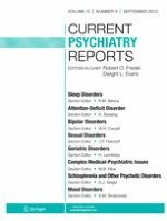 Current Psychiatry Reports 9/2013