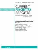 Current Psychiatry Reports 3/2014