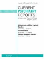 Current Psychiatry Reports 4/2014