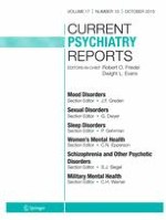Current Psychiatry Reports 10/2015