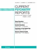Current Psychiatry Reports 12/2015