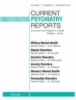 Current Psychiatry Reports 2/2015