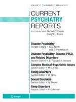 Current Psychiatry Reports 3/2015