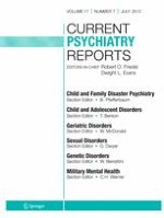 Current Psychiatry Reports 7/2015