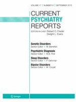 Current Psychiatry Reports 9/2015
