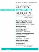 Current Psychiatry Reports 11/2016