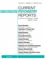Current Psychiatry Reports 2/2016