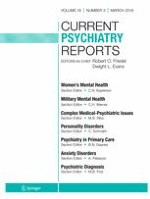 Current Psychiatry Reports 3/2016