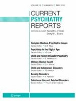Current Psychiatry Reports 5/2016
