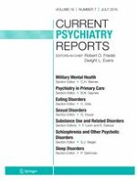 Current Psychiatry Reports 7/2016