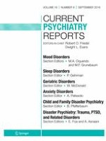 Current Psychiatry Reports 9/2016