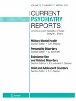 Current Psychiatry Reports 3/2017