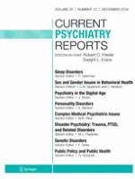 Current Psychiatry Reports 12/2018