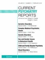 Current Psychiatry Reports 2/2018
