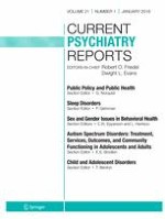 Current Psychiatry Reports 1/2019