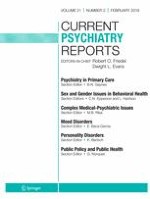 Current Psychiatry Reports 2/2019