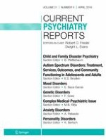Current Psychiatry Reports 4/2019