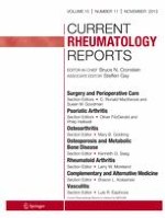Current Rheumatology Reports 11/2013