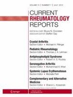 Current Rheumatology Reports 7/2013