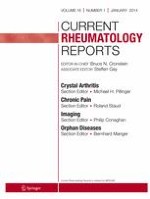 Current Rheumatology Reports 1/2014