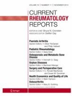 Current Rheumatology Reports 11/2014