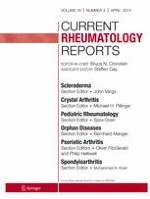 Current Rheumatology Reports 4/2014