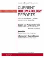 Current Rheumatology Reports 7/2014