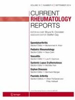 Current Rheumatology Reports 9/2014