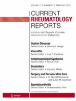 Current Rheumatology Reports 2/2015