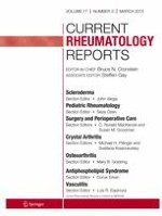 Current Rheumatology Reports 3/2015