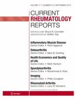 Current Rheumatology Reports 9/2015